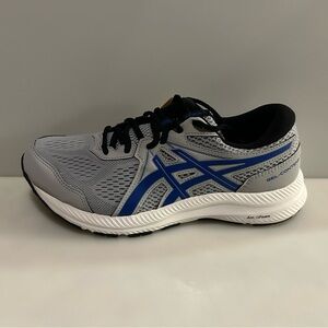New ASICS Men’s Gel Contend 7 Grey Running Shoes - Size 7 (4E Wide) NIB